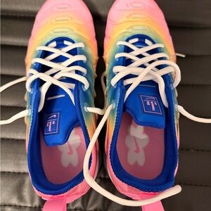 Nike Athletic Shoes in Pink and Blue Gradient